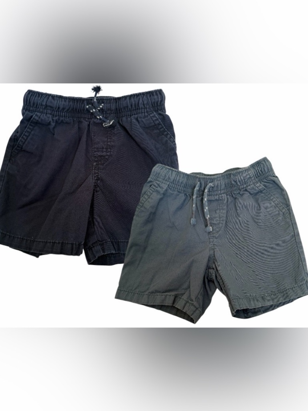 Toddler Boys 2T Shorts Lot 2 Pull On Elastic Waist Casual Summer Bundle